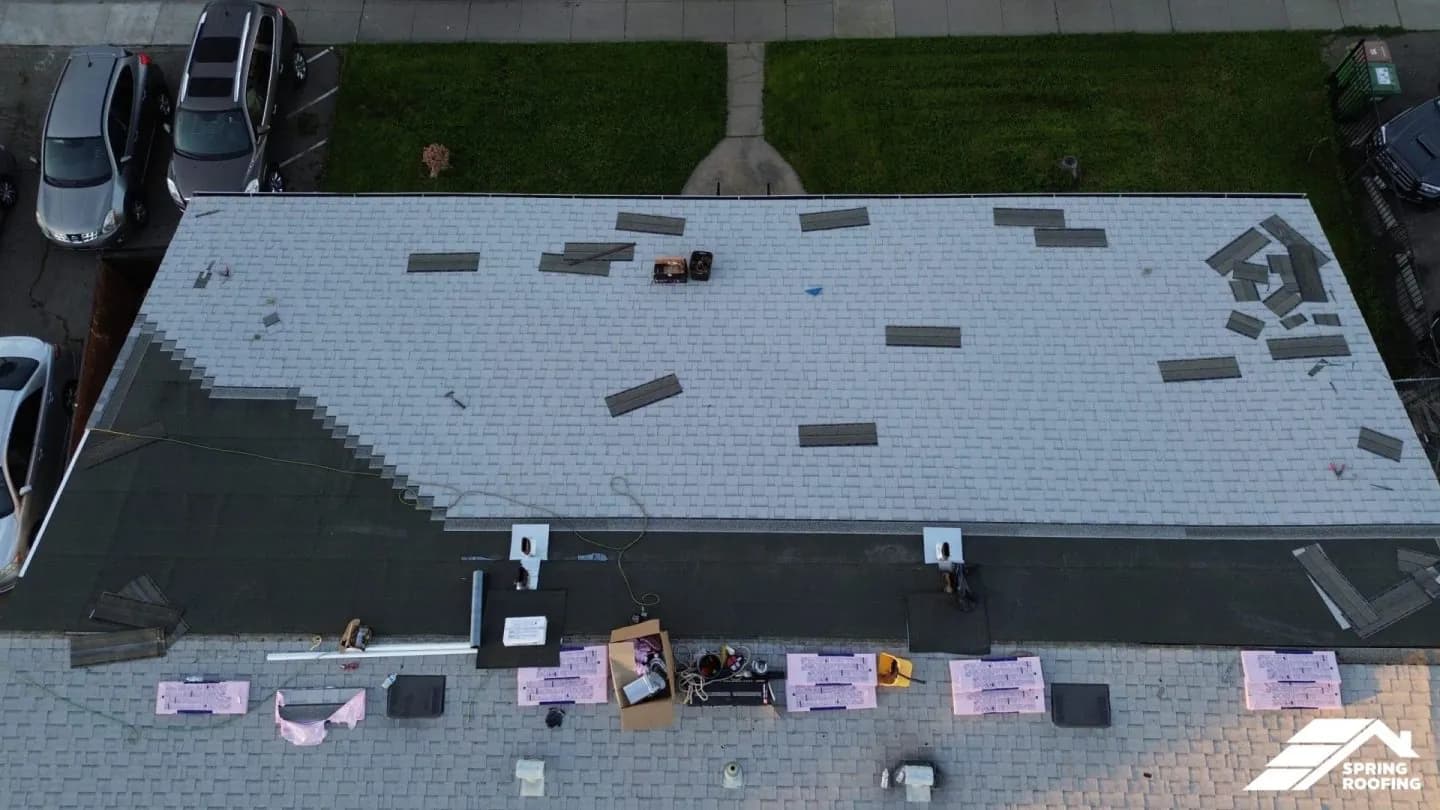 Roof Repair — Tresler Ave (1)