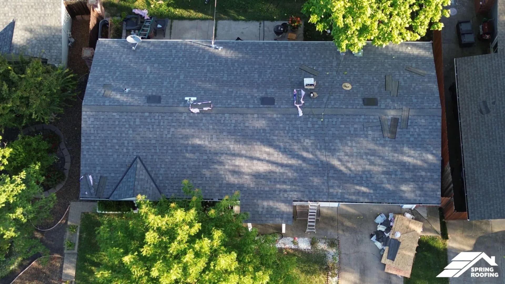 Roof Installation — 6820 Treebine Ave (3)