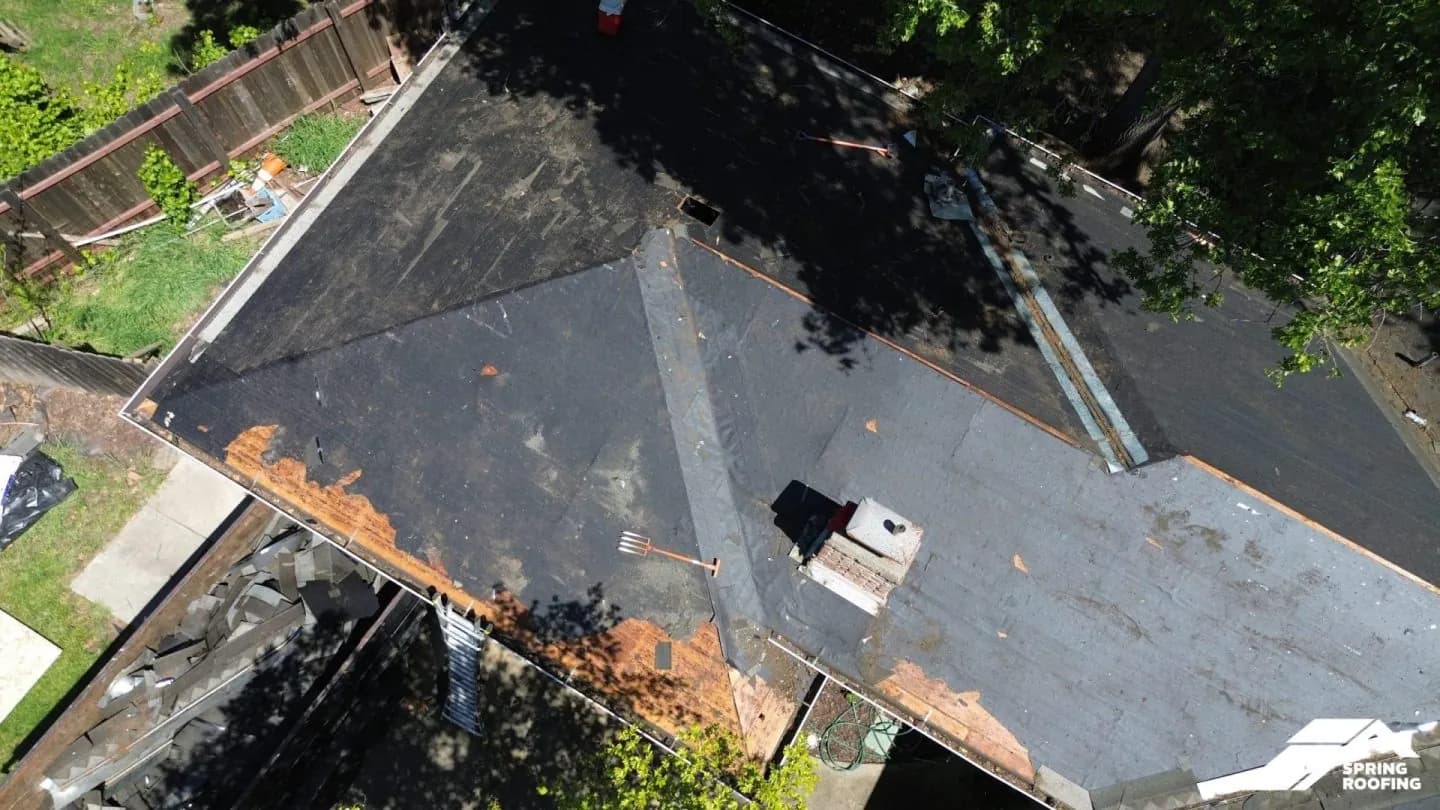 Roof Installation — 3500 Broadmoor Way, Carmichael
