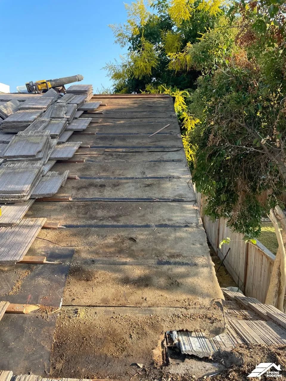 Roof Repair — Roof Tile Repair on the Eaves