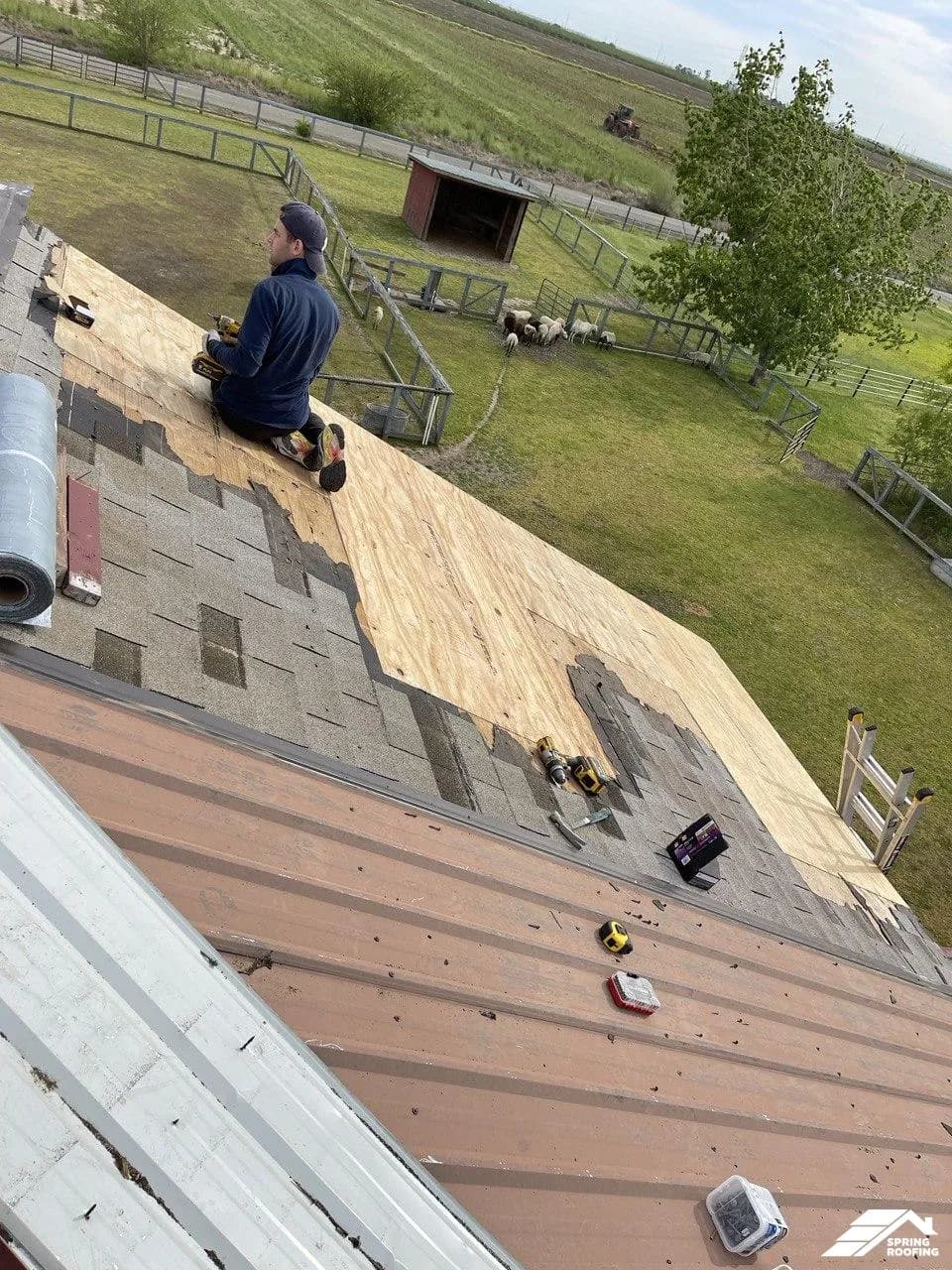 Roof Repair — Metal Roof repair