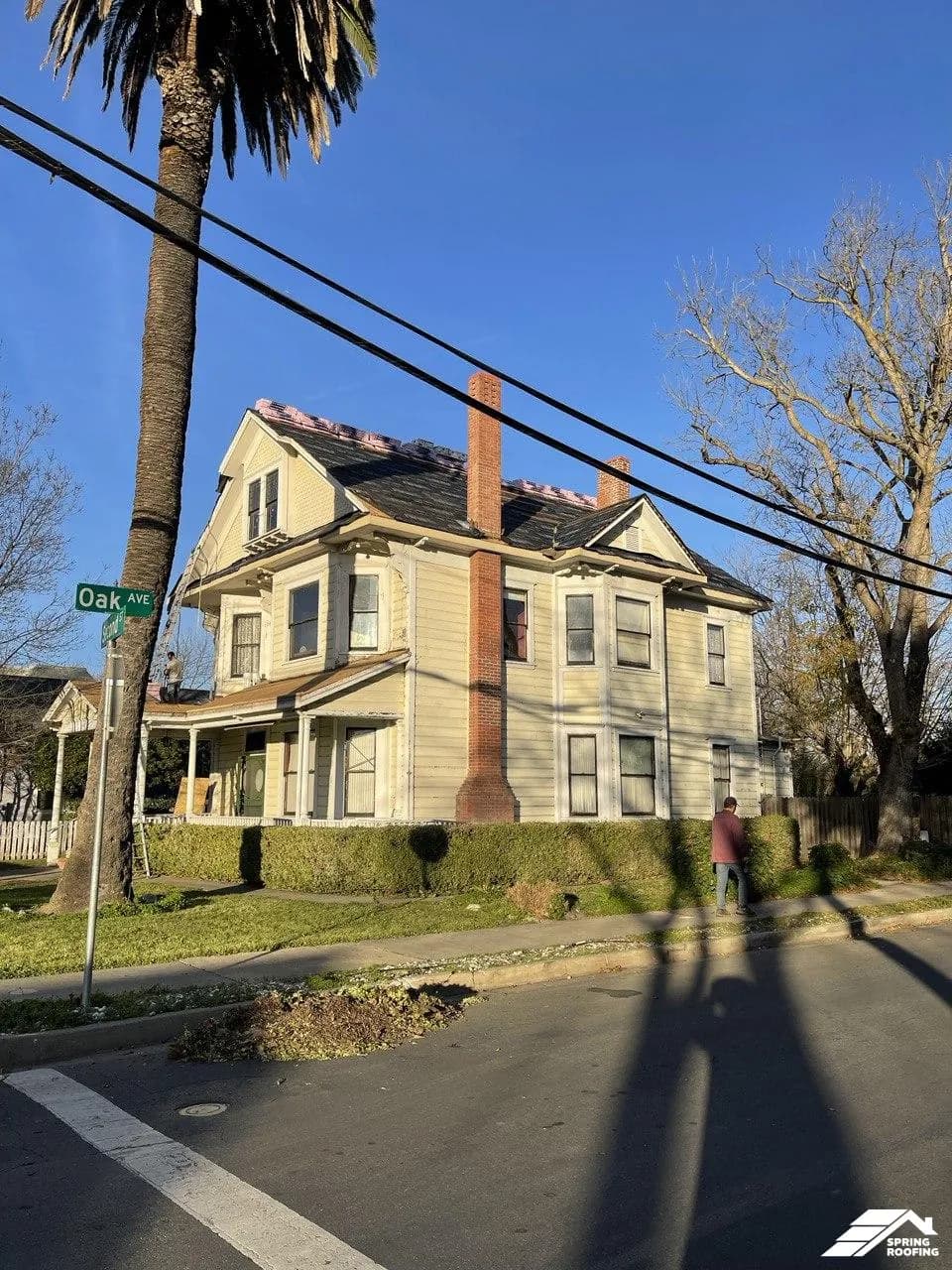 Roof Installation — Steep Roof on a Historic Building (4)
