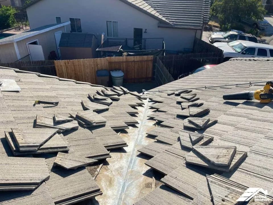 Roof Tail Repair — 324 McCartney Court in Lincoln
